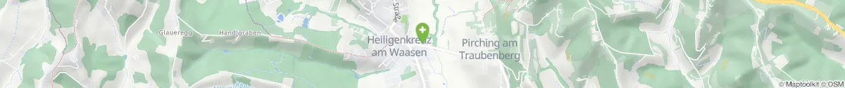Kartendarstellung des Standorts für Stiefingtal Apotheke in 8081 Heiligenkreuz am Waasen